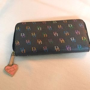 Dooney&Bourke colorful zip wallet